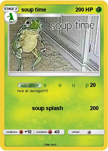 Pokemon soup time