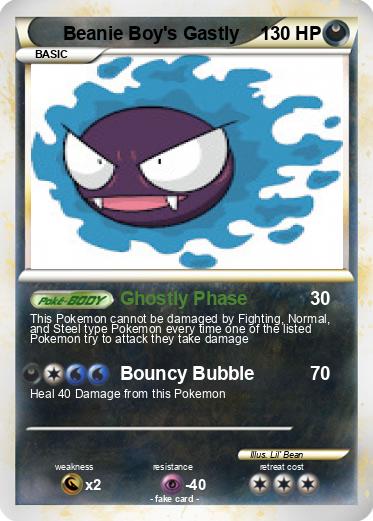 Pokemon Beanie Boy's Gastly