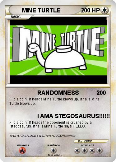 Pokemon MINE TURTLE
