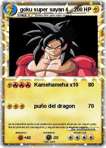 Pokemon goku super sayan 4