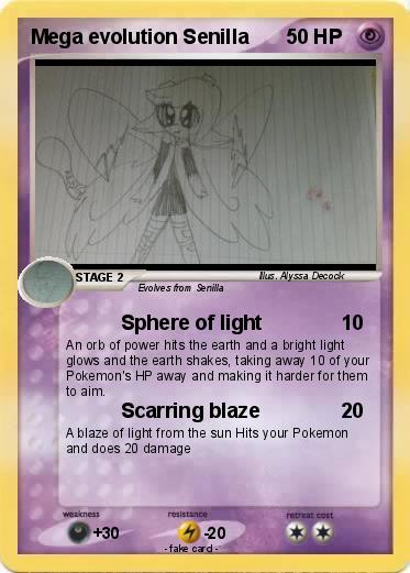 Pokemon Mega evolution Senilla