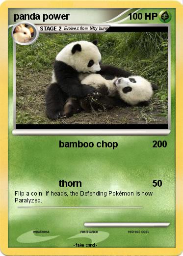 Pokemon panda power