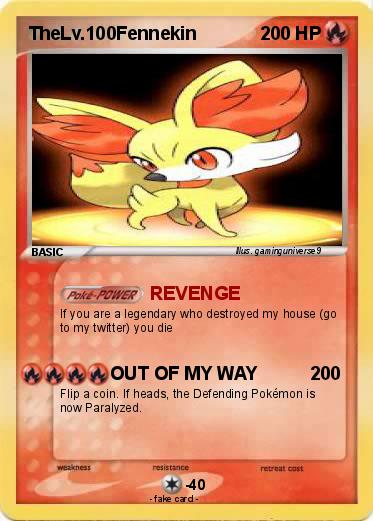 Pokemon TheLv.100Fennekin