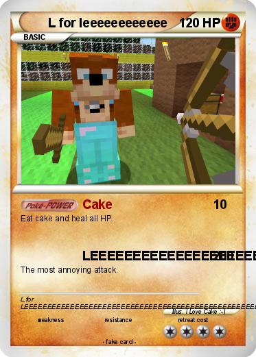 Pokemon L for leeeeeeeeeeee