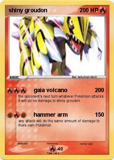 Pokemon shiny groudon