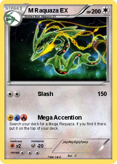 Pokemon M Raquaza EX