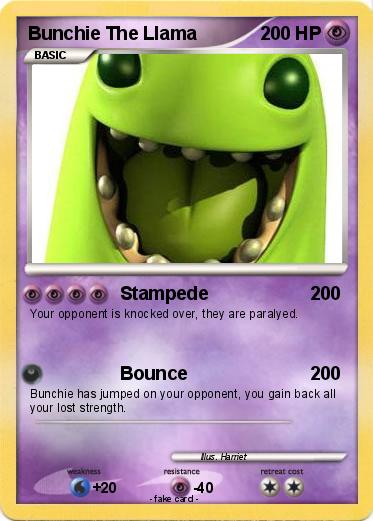 Pokemon Bunchie The Llama Pokemon Bunchie The Llama