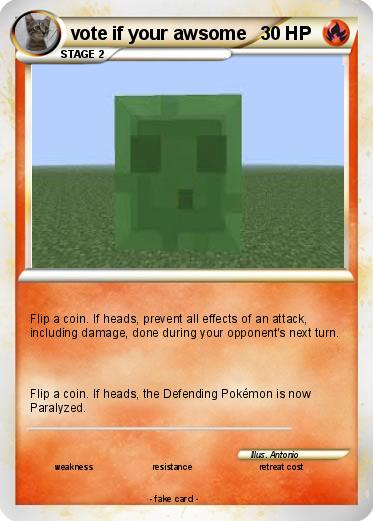 Pokemon vote if your awsome Pokemon vote if your awsome
