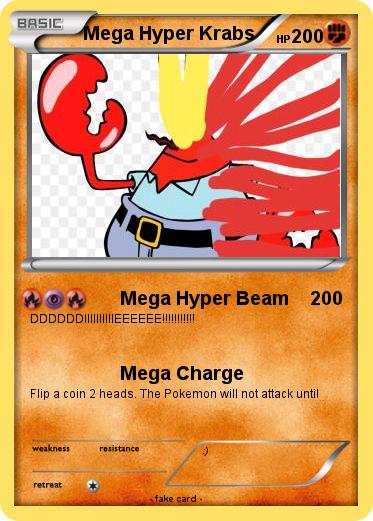 Pokemon Mega Hyper Krabs