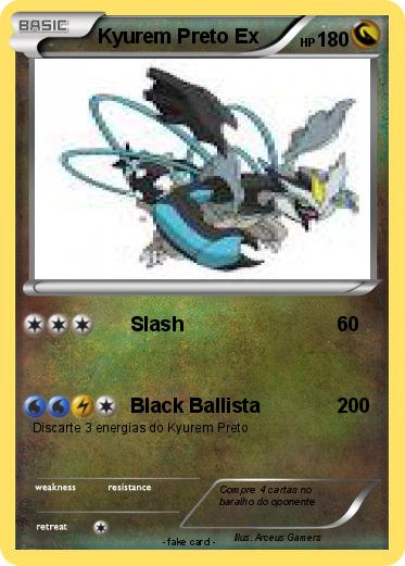 Pokemon Kyurem Preto Ex