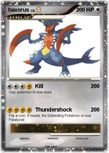 Pokemon haxorus