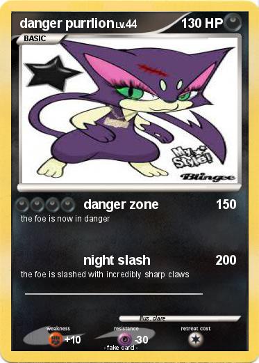 Pokemon danger purrlion