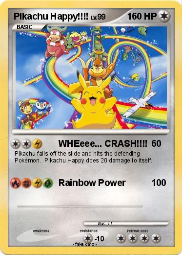 Pokemon Pikachu Happy!!!!