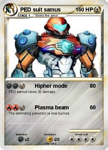 Pokemon PED suit samus