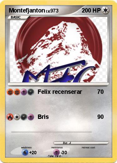 Pokemon Montefjanton