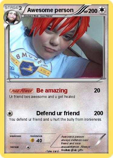 Pokemon Awesome person