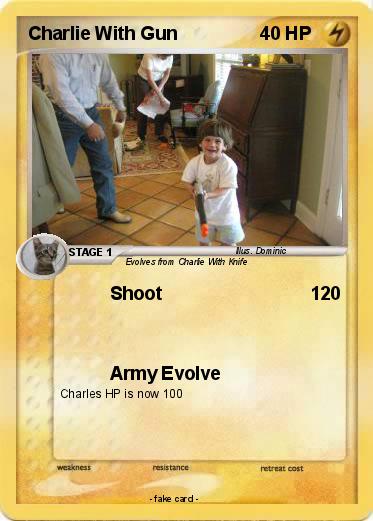 Pokemon Charlie With Gun