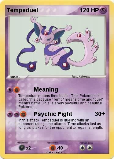 Pokemon Tempeduel