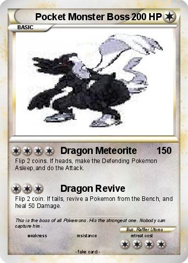 Pokemon Pocket Monster Boss