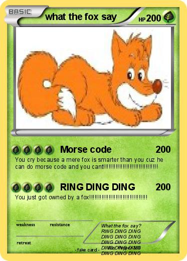 Pokemon what the fox say