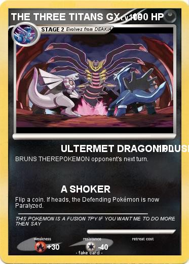 Pokemon THE THREE TITANS GX