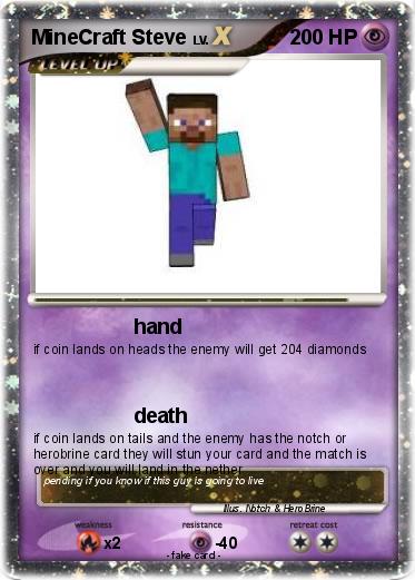 Pokemon MineCraft Steve