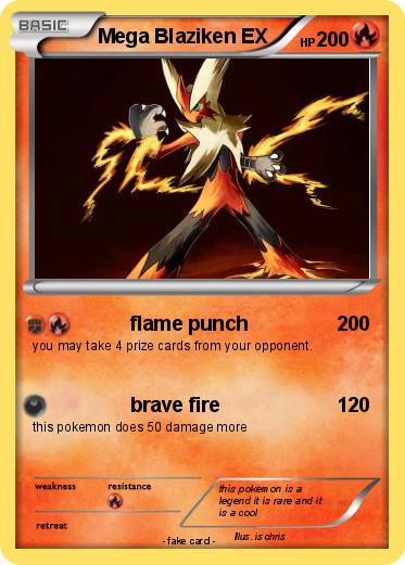 Pokemon Mega Blaziken EX