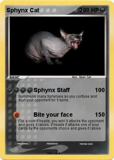 Pokemon Sphynx Cat