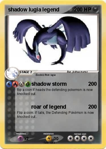 Pokemon shadow lugia legend