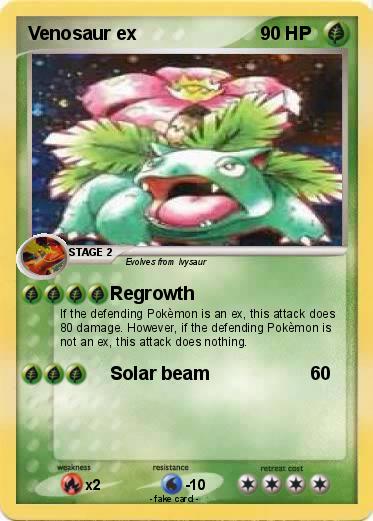Pokemon Venosaur ex