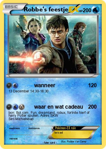 Pokemon Robbe's feestje