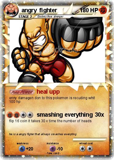 Pokemon angry  fighter