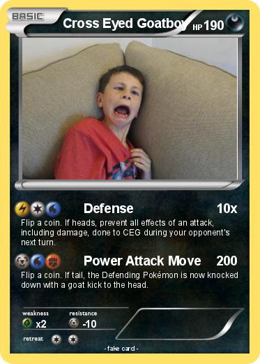 Pokemon Cross Eyed Goatboy