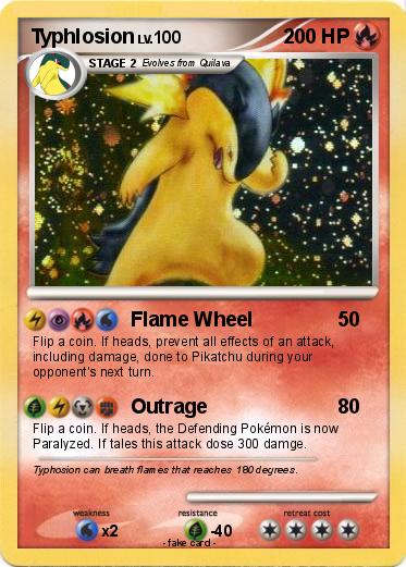 Pokemon Typhlosion