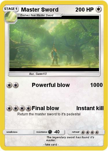 Pokemon Master Sword