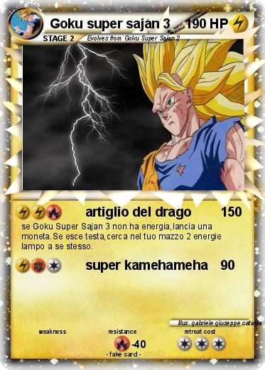 Pokemon Goku super sajan 3