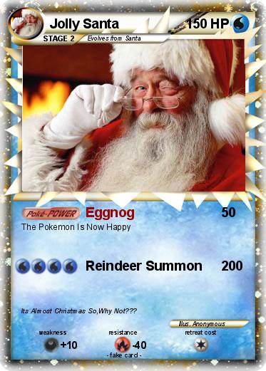 Pokemon Jolly Santa