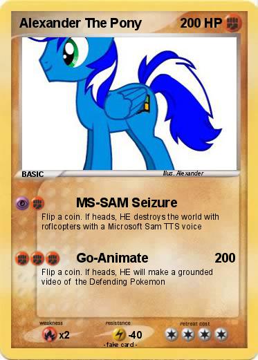 Pokemon Alexander The Pony