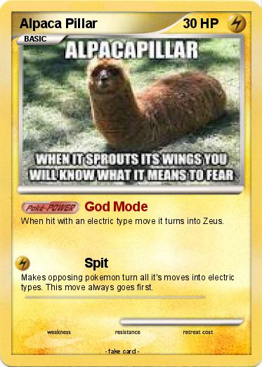 Pokemon Alpaca Pillar