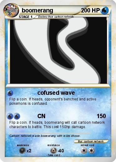 Pokemon boomerang