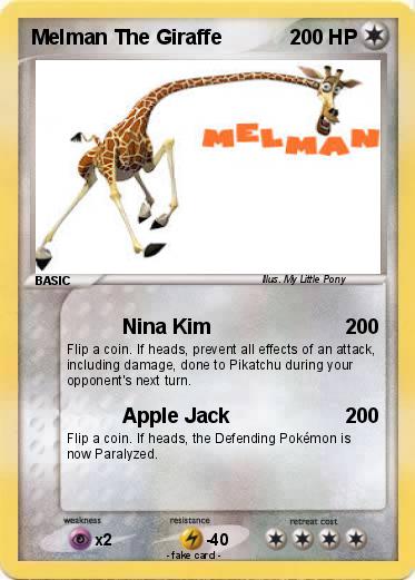 Pokemon Melman The Giraffe