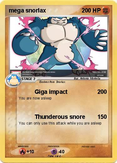 Pokemon mega snorlax