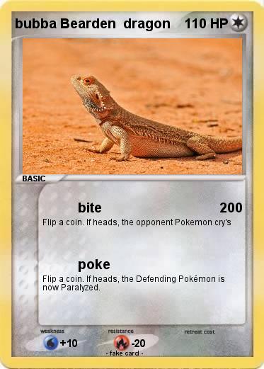 Pokemon bubba Bearden  dragon