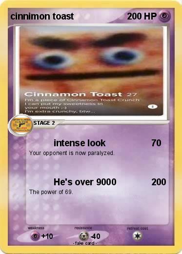 Pokemon cinnimon toast
