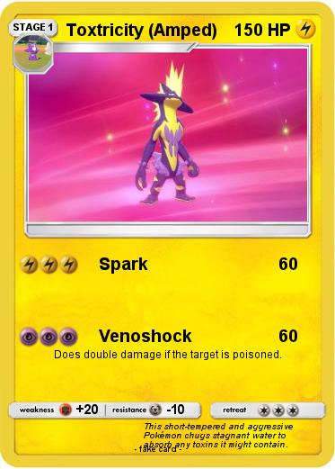 Pokemon Toxtricity (Amped)