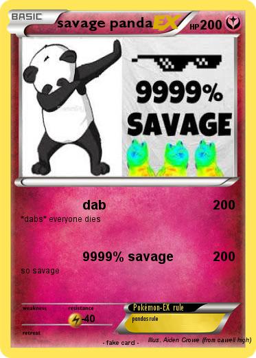 Pokemon savage panda