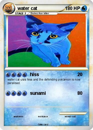 Pokemon water cat