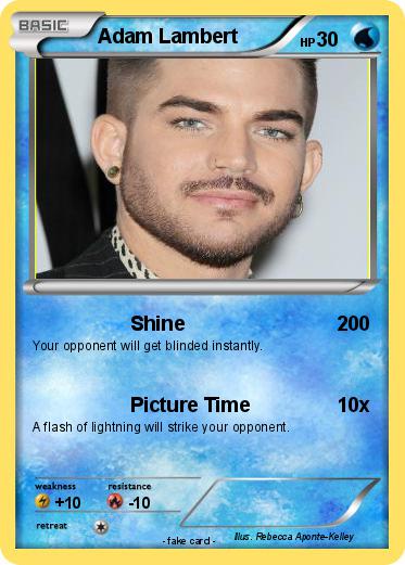 Pokemon Adam Lambert