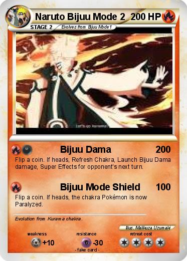 Pokemon Naruto Bijuu Mode 2