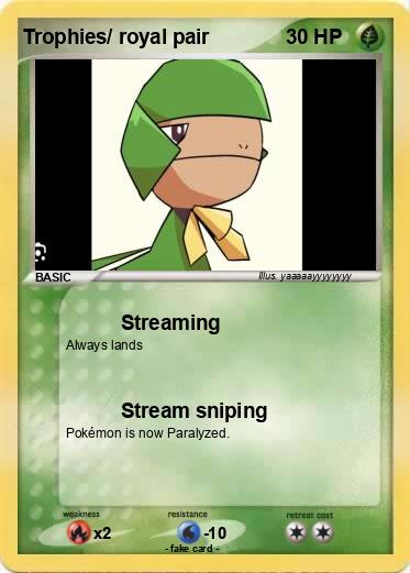 Pokemon Trophies/ royal pair